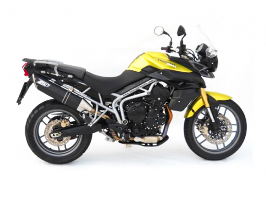 TRIUMPH TIGER 800 - HIGH MOUNTED SILENCER