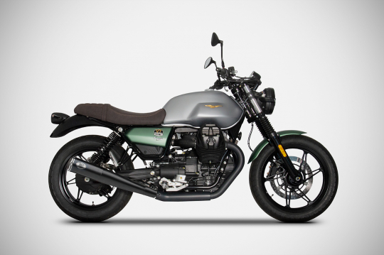 MOTO GUZZI V7 850 - SLIP-ON TRATTAMENTO NERO