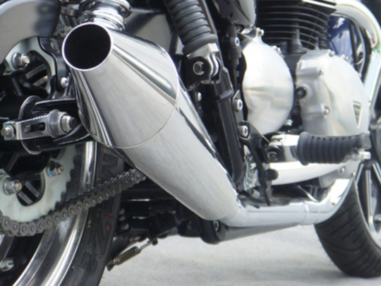 TRIUMPH BONNEVILLE - POLISHED SILENCERS FOR BONNEVILLE SE